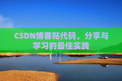 CSDN博客贴代码，分享与学习的最佳实践